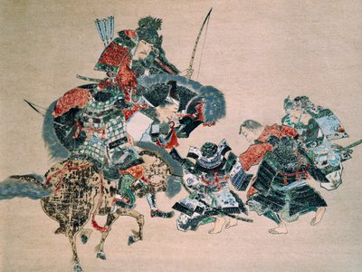 Fighting with Mongols by School Japanese