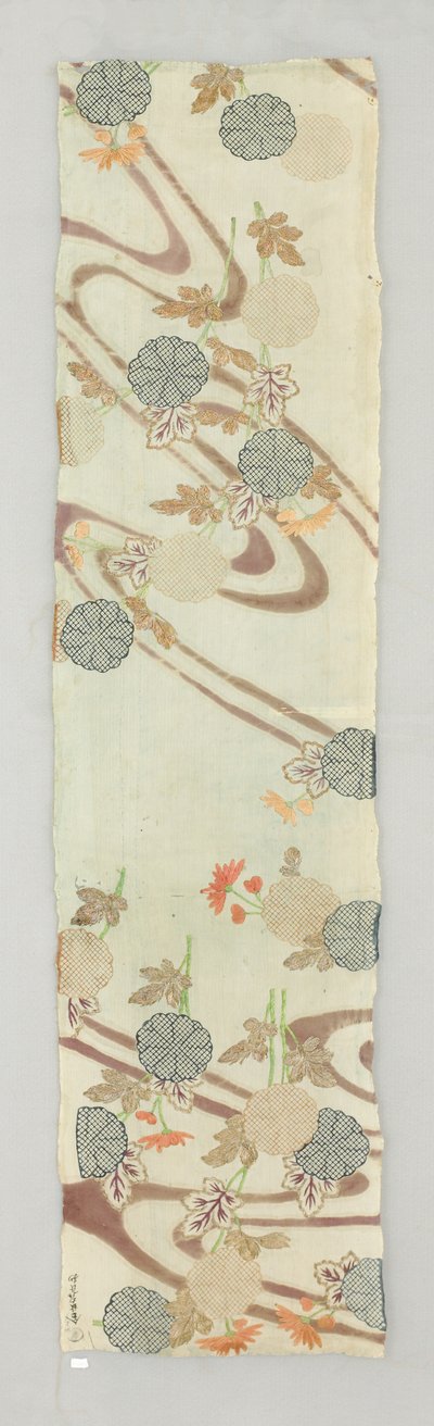 Kimono Fragment by Japanese School