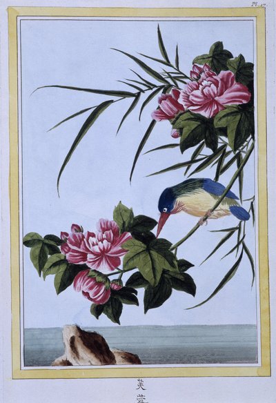 Kingfisher - Japanese Print by Japanese School