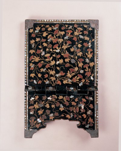 Momoyama Period Christian folding missal stand, late 16th - early 17th century by Japanese School