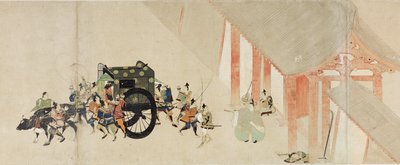 Illustrated Tale of The Civil War, The Imperial Visit to Rokuhara by School Japanese