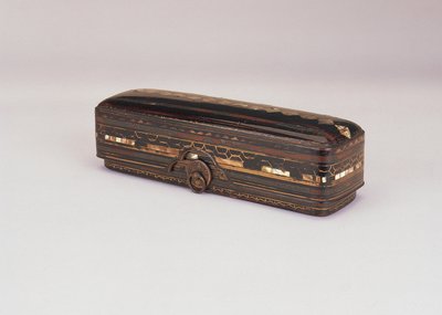 Small Namban Box and Cover by Japanese School