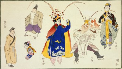 Theatrical characters, from 