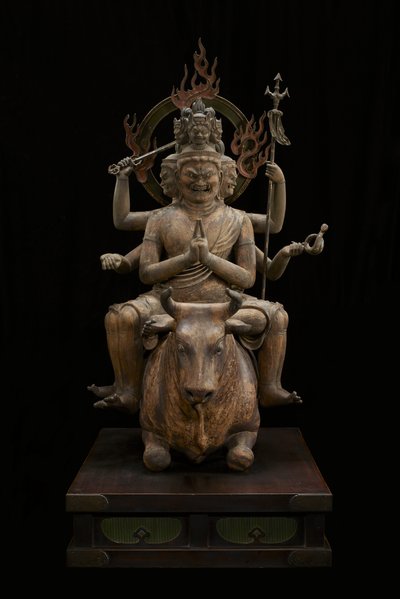 Wisdom King of Awe-inspiring Power (Daiitoku Myōō) by Japanese School