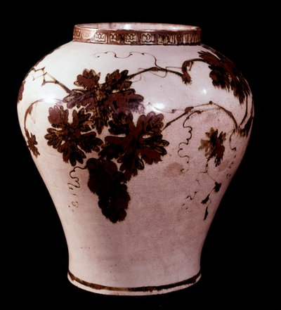 Porcelain Jar from Yi Period by School Korean
