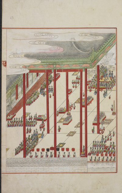 Korean Court Ritual, page from 