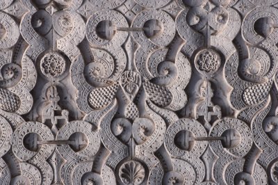 Detail of a wall, built by the Saadians in 1565 by School Moroccan