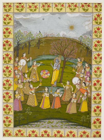 Vasanti Ragini, from a Ragamala series, Murshidabad by School Mughal