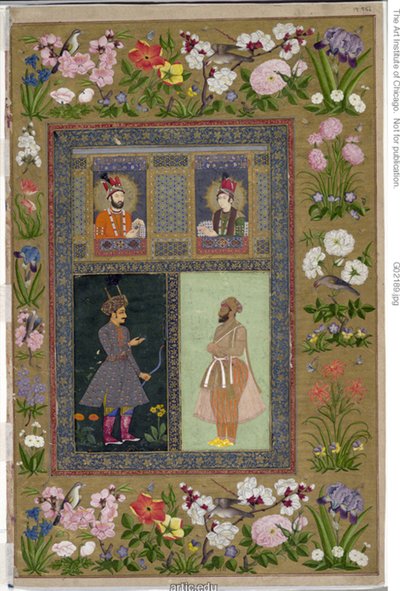 Page from the St. Petersburg Album by School Mughal