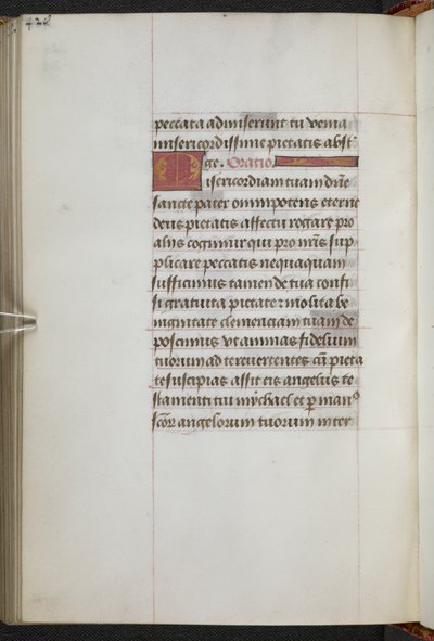 Kings 9, f.228v, Book of Hours, Use of Sarum (