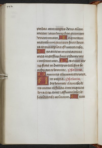Kings 9, f.235v, Book of Hours, Use of Sarum (