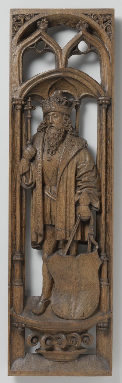 Panel from an organ case by School Netherlandish