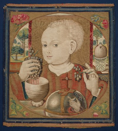 The Infant Christ Pressing the Wine of the Eucharist, c.1500 by School Netherlandish