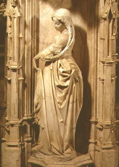 Wise Virgin Statuette from the Tomb of Philibert the Fair by School Netherlandish