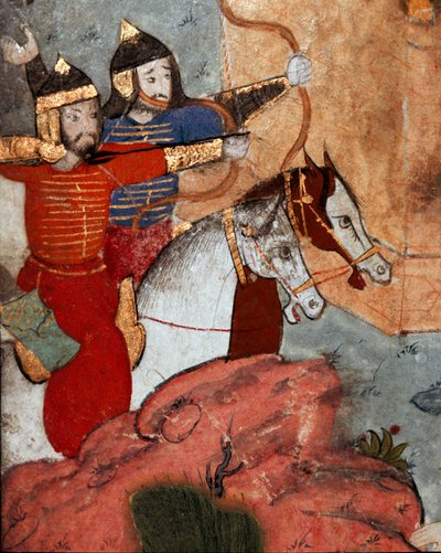 The Archers of Tamerlan (detail) by School Ottoman