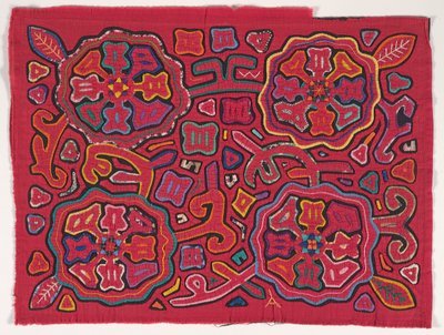 Shirt panel (mola), Kuna People, San Blas Islands, c.1950s by School Panamanian