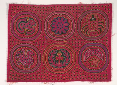 Shirt panel (mola), Kuna People, San Blas Islands, c.1950s by School Panamanian
