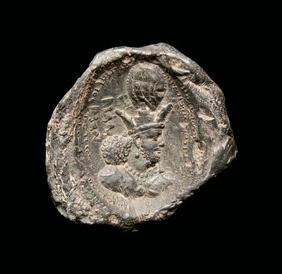 Bulla with Inscription, Sasanian Period, 4th Century by School Persian