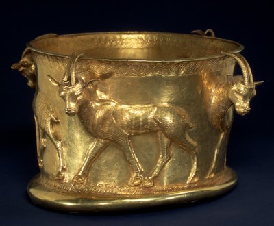 Cup with a Frieze of Gazelles by School Persian