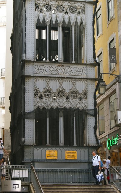Santa Justa Lift, Lisbon, Portugal by School Portuguese
