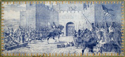 The Legend of Gil Paes (14th century), Captain General of Torres Nova (Portugal) by School Portuguese