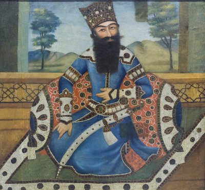 Portrait of Fath Ali Shah by School Qajar