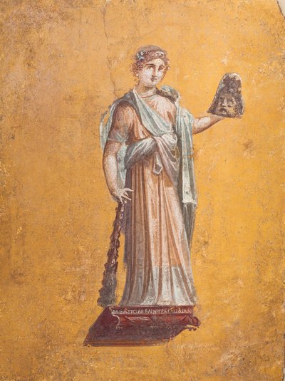 Melpomene, Pompeii by School Roman