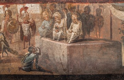The Judgment of Solomon, Pompeii by School Roman