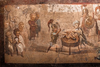 The Judgment of Solomon, Pompeii by School Roman