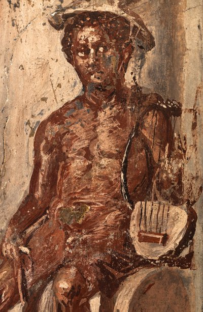 The Childhood of Bacchus, Mercury, Herculaneum by School Roman