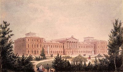 Project for the University of Bucharest by the architect Orasco by School Romanian