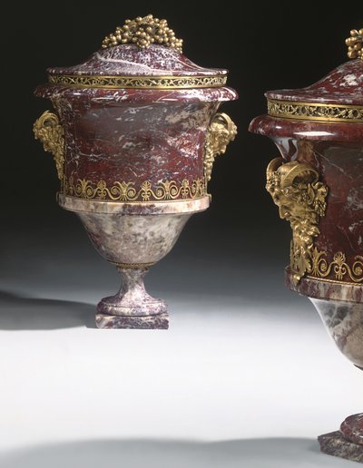 A pair of vases, c.1790 by School Russian