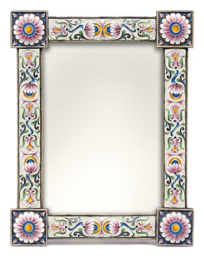 A Silver-Gilt and Cloisonne Enamel Photograph Frame, c.1900 by School Russian