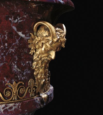 (detail) from one of a pair of vases, c.1790 by School Russian