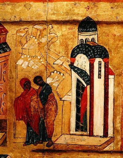 Icon depicting Joachim and Anna
