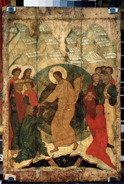 The Descent of Christ into Limbo by School Russian