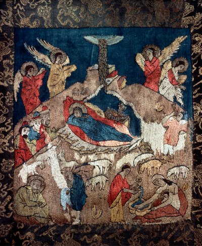 Nativity (Detail) by School Russian