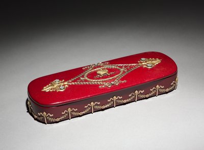 Lacquer Box, firm of Peter Carl Fabergé, box by Factory N. Lukutin by School Russian