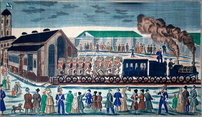 Departure from the Moscow Railway Terminal to Saint Petersburg by School Russian