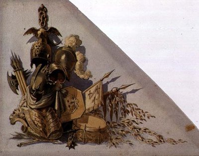 Neo-Classical Trophies of Arms: Europe by School Russian