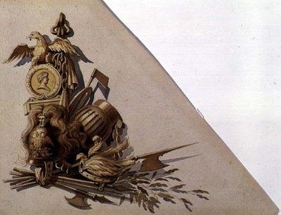 Neo-Classical Trophies of Arms, Russia, c.1825 by School Russian