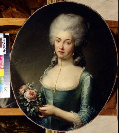 Portrait of Countess Natalia Alexandrovna Repnina (née Kurakina) by School Russian