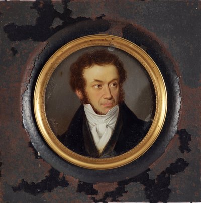 Portrait of the Author Alexander Pushkin by School Russian
