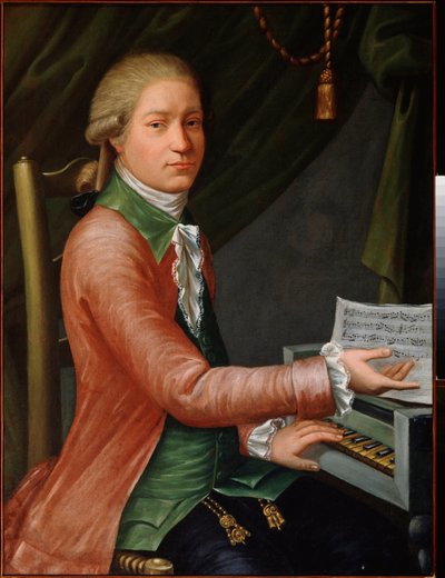 Portrait of the Composer Yevstigney Fomin by School Russian