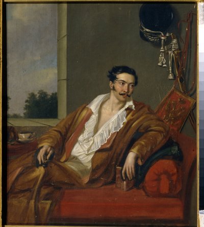 Portrait of Count Vasily Fedorovich Gagarin by School Russian