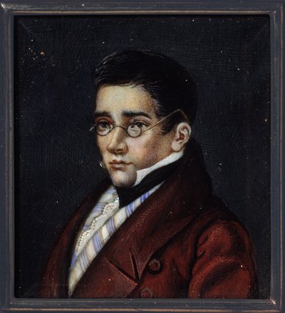 Portrait of the Playwright Alexander S. Griboyedov by School Russian
