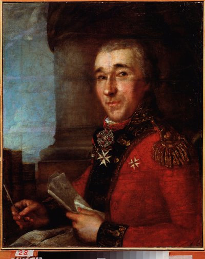 Portrait of General Count Alexey Arakcheyev by School Russian