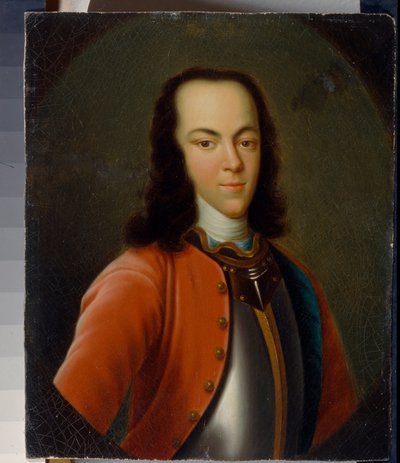 Portrait of Tsarevich or Grand Duke Alexis Petrovich Romanov of Russia by School Russian