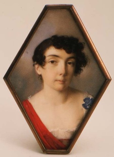 Portrait of Anna Mikhailovna Khitrovo by School Russian