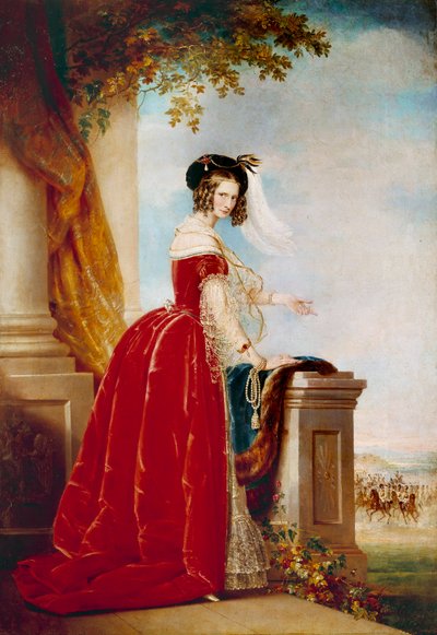 Portrait of Empress Alexandra Fedorovna, Wife of Nicholas II by School Russian